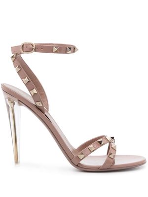 Valentino Garavani Rockstud 115mm sandals - Pink