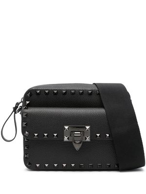 Valentino Garavani Rockstud-embellished messenger bag - Black