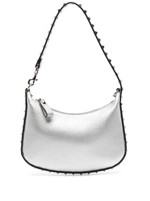 Valentino Garavani Rockstud leather tote bag - Silver