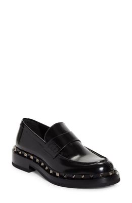 Valentino Garavani Rockstud M-Way Loafer in 0No - Nero