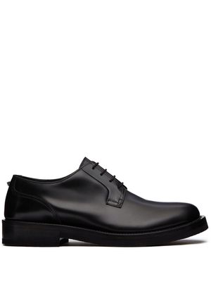 Valentino Garavani Roman Stud leather derby shoes - Black