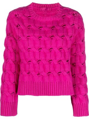 Valentino Garavani round-neck knitted jumper - Pink