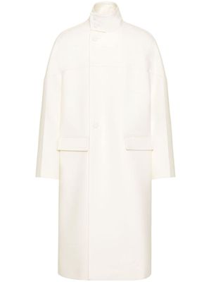 Valentino Garavani single-breasted wool coat - Neutrals