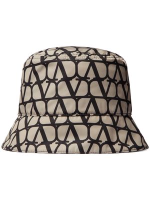 Valentino Garavani Toile iconographe bucket hat - Neutrals