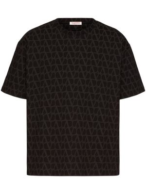 Valentino Garavani Toile Iconographe cotton T-shirt - Black