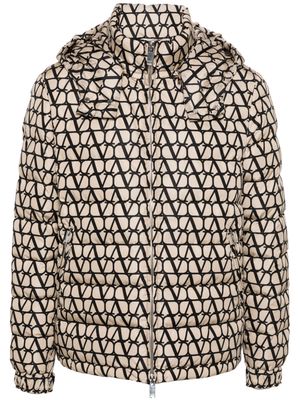 Valentino Garavani Toile Iconographe down jacket - Neutrals