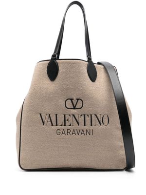 Valentino Garavani Toile Iconographe reversible tote bag - Neutrals