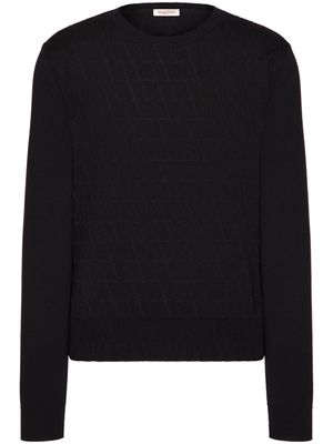 Valentino Garavani Toile Iconographe wool jumper - Black