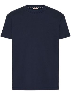 Valentino Garavani Untitled studded crew-neck T-shirt - Blue