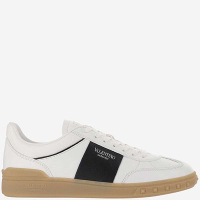 Valentino Garavani Upvillage Low Top Sneaker In Tasseled Calf Leather