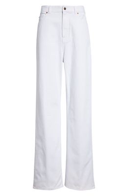 Valentino Garavani V Pocket Denim Jeans in Bianco