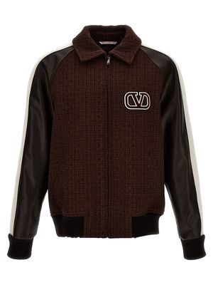 Valentino Garavani Valentino Bomber Jacket With Logo Embroidery