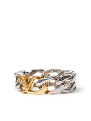 Valentino Garavani VLogo Chain ring - Silver