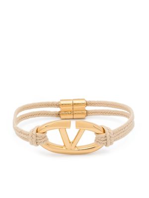 Valentino Garavani VLogo corded bracelet - Neutrals