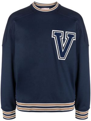 Valentino Garavani VLogo crew-neck sweatshirt - Blue