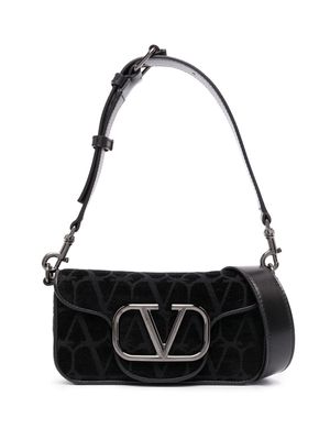 Valentino Garavani VLogo-monogram shoulder bag - Black