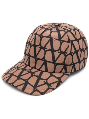 Valentino Garavani VLogo-print baseball cap - Brown