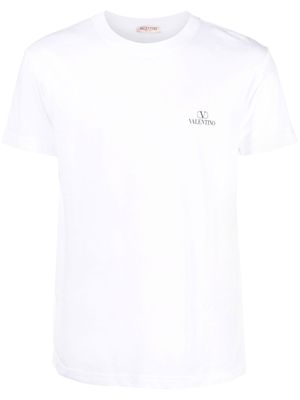 Valentino Garavani VLogo-print cotton T-shirt - White