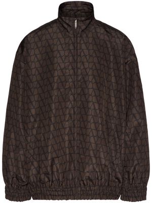 Valentino Garavani VLogo-print lightweight jacket - Brown