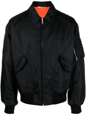 Valentino Garavani VLogo Signature bomber jacket - Black