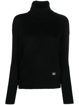 Valentino Garavani VLogo signature cashmere jumper - Black