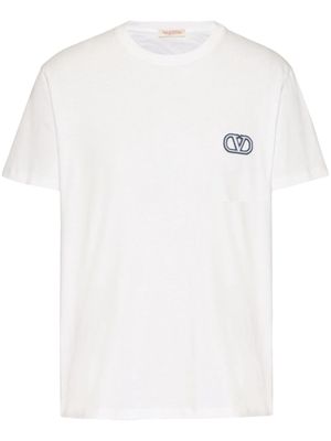 Valentino Garavani VLogo Signature cotton T-shirt - White