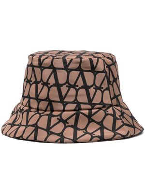 Valentino Garavani VLSIGN bucket hat - Brown