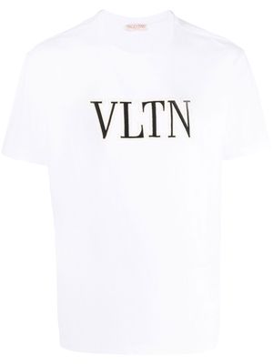 Valentino Garavani VLTN logo-embroidered T-shirt - White