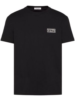 Valentino Garavani VLTN logo-patch T-shirt - Black