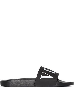 Valentino Garavani VLTN slide sandals - Black