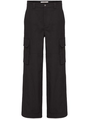 Valentino Garavani wide-leg cargo trousers - Black