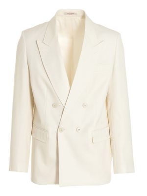 Valentino Garavani Wool Double Breast Blazer Jacket