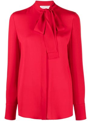Valentino Georgette silk blouse - Red