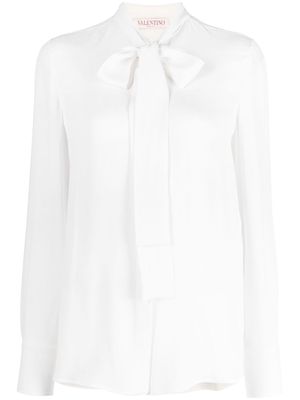 Valentino Georgette silk blouse - White