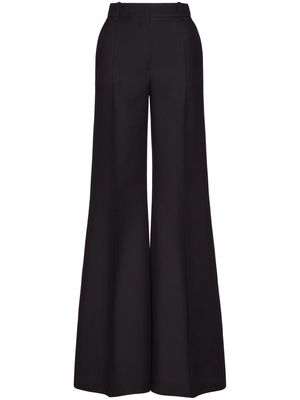 Valentino high-waisted flared trousers - Black