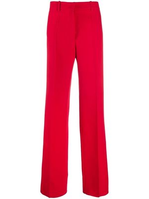 Valentino high-waisted wide-leg trousers - Red