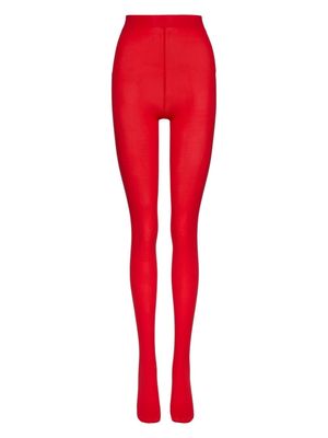 Valentino logo-print tights - Red