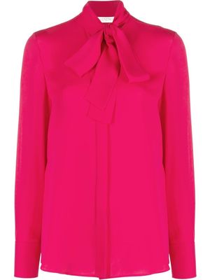 Valentino long-sleeve silk shirt - Pink