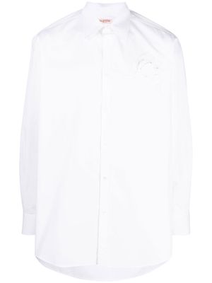 Valentino long-sleeved cotton shirt - White