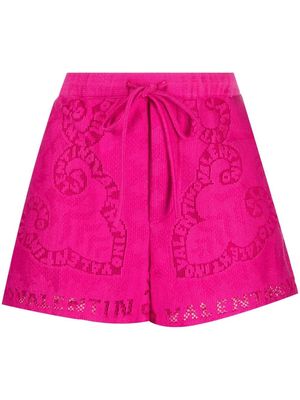 Valentino Mini Bandana lace shorts - Pink