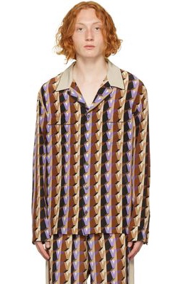 Valentino Multicolor 'V' Pyjama Shirt