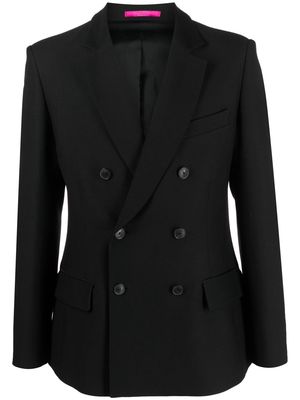 Valentino notched-lapel double-breasted blazer - Black