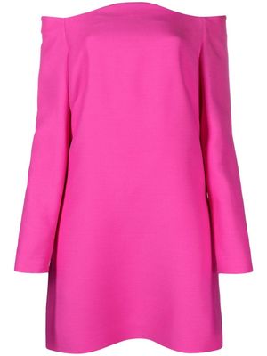 Valentino off-shoulder minidress - Pink