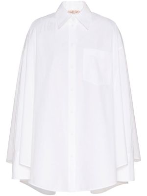 Valentino oversized cotton shirt - White