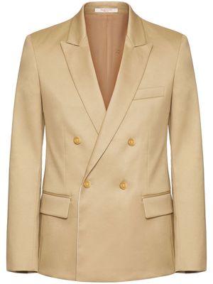 Valentino peak-lapels double-breasted blazer - Brown