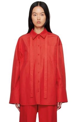 Valentino Red Tie Shirt