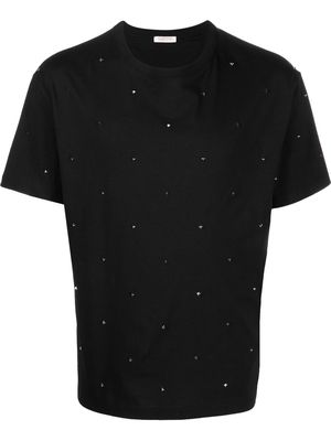 Valentino Rockstud cotton T-shirt - Black