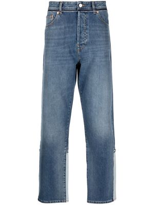 Valentino Rockstud-detail straight-leg jeans - Blue