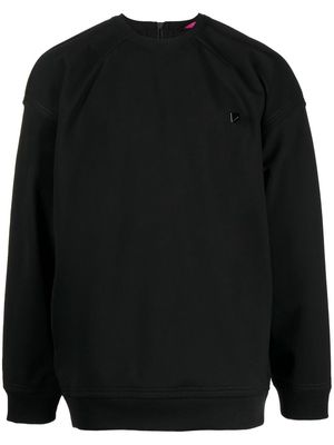 Valentino Rockstud long-sleeve sweatshirt - Black