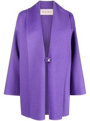 Valentino short oversize coat - Purple